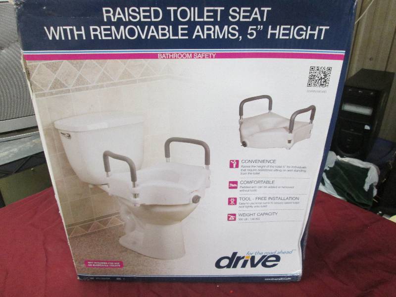 lot 259 image: Raised Toilet Seat Retail $69.99...
