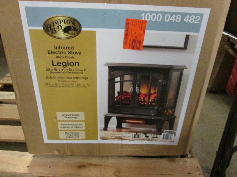 lot 2 image: Hampton Bay Infrared Electric Stove...