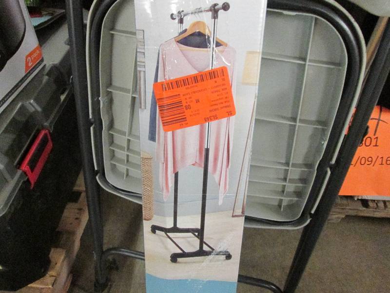 lot 16 image: Whitmor Extendable Garment Rack  32...