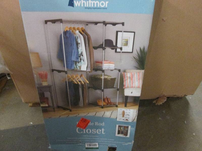 lot 21 image: Whitmor  Supreme GarmentCloset Col...