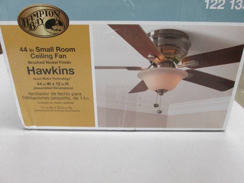 lot 65 image: Hampton Bay Hawkins 44 in. Brushed ...