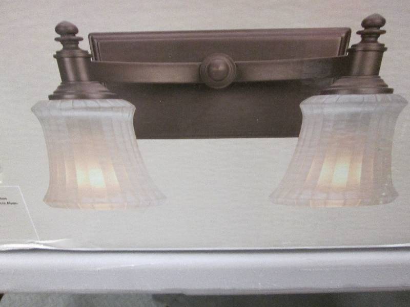 lot 86 image: Hampton Bay Kenning 2-Light Dutch B...