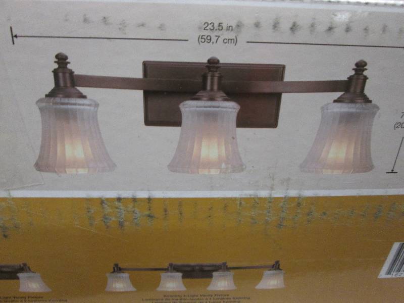 lot 101 image: Hampton Bay Kenning 3-Light Dutch B...