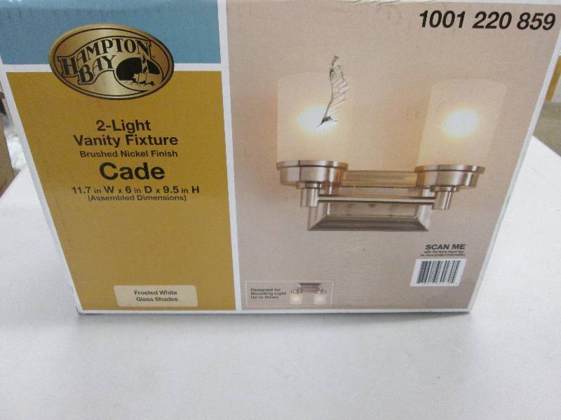 lot 117 image: Hampton Bay Transitional 2-Light Br...