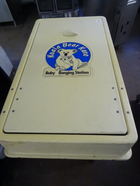 4 wheel service cart. Wall hanging ...