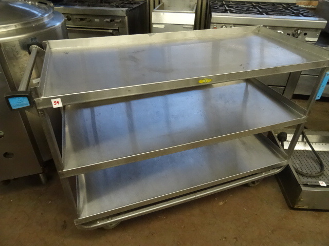Lakeside 3 tier stainless cart. 21 ...