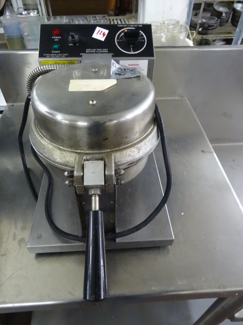Giant waffle cone baker. 120 volt. ...