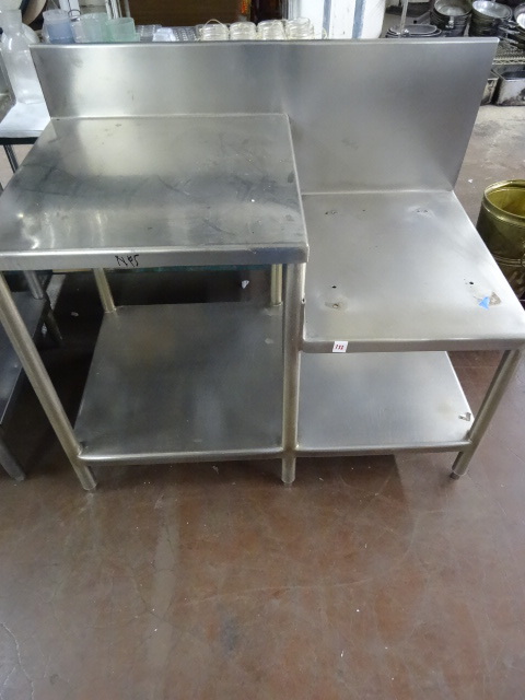 Stainless restaurant equipment rack...