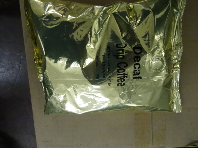 Decaf dripp coffee packets. Approx ...