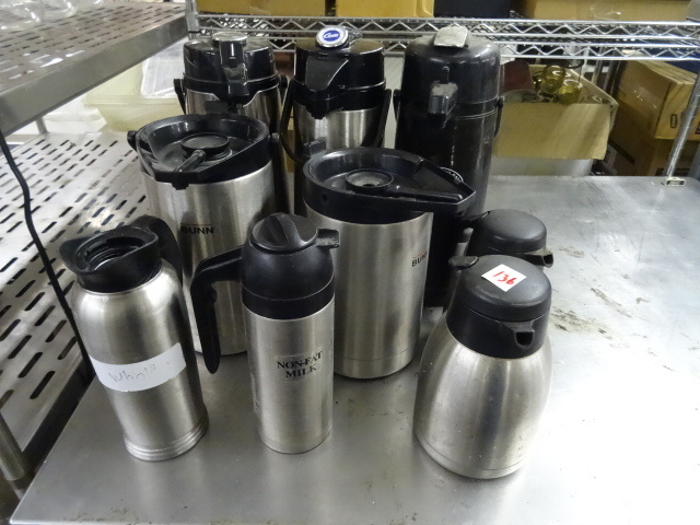 Coffee and milk dispensers...