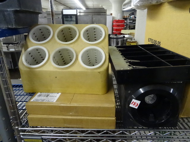 Disposable cup dispenser. Cash regi...