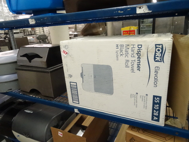 Napkin and hand towel dispensers. T...