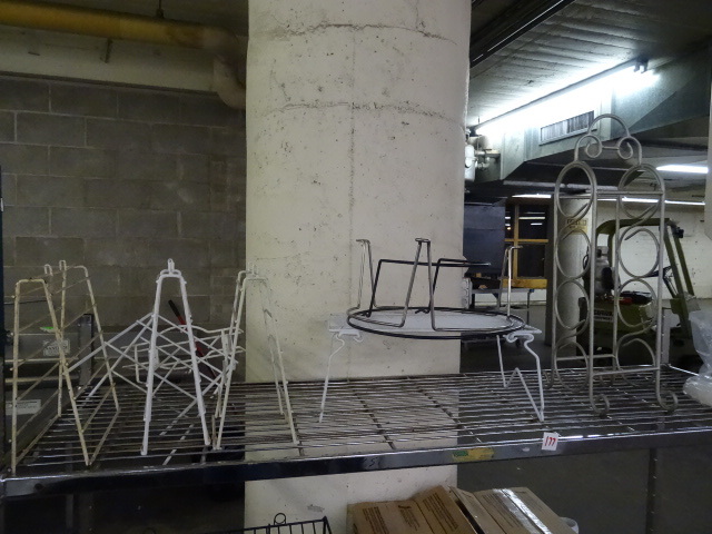 Misc metal racks...