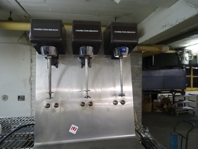 Hamilton beach 3 head mixer...