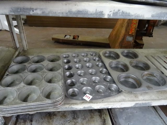 Misc muffin and bun pans...