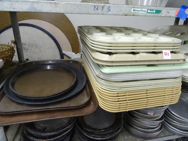 Misc trays. Cup stacking trays...