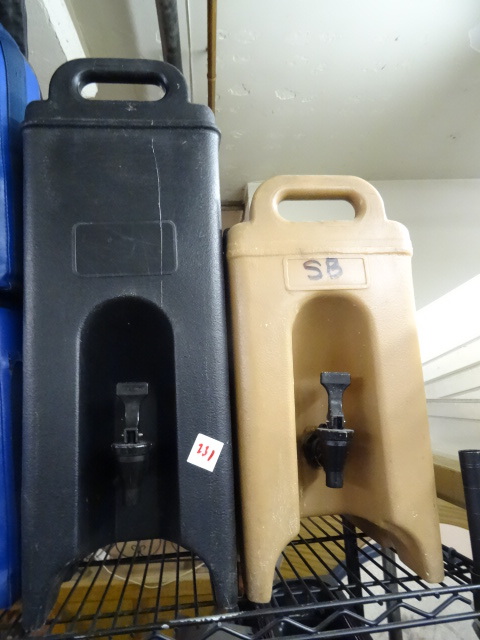 2 insulated drink dispensers...