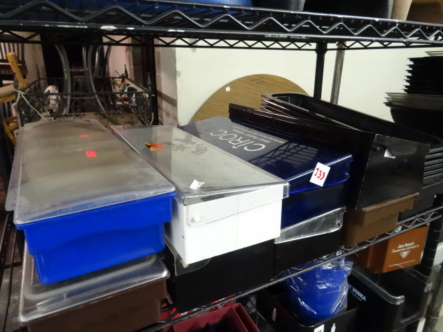 Misc condiment containers...