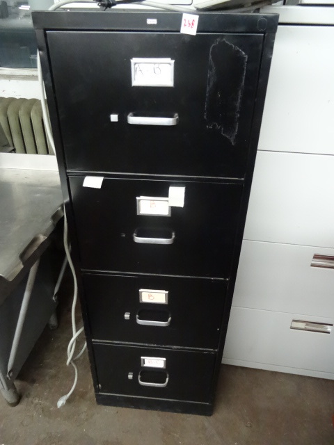18 metal 4 drawer file cabinet...