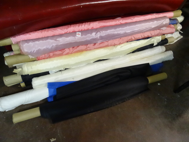 Misc rolls of fabric...