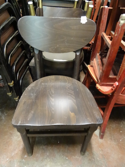 7 solid wood chairs...