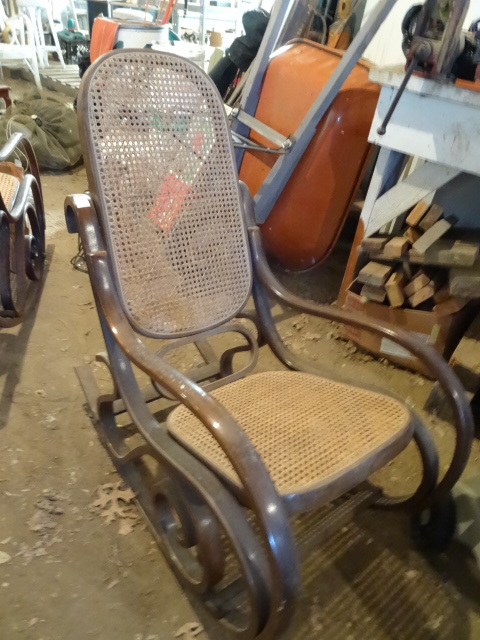 Vintage Wood Rocking Chair.  Nice Shape