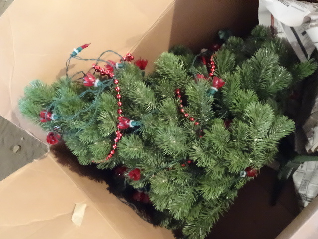 21 Lighted Artificial Table Top Tree