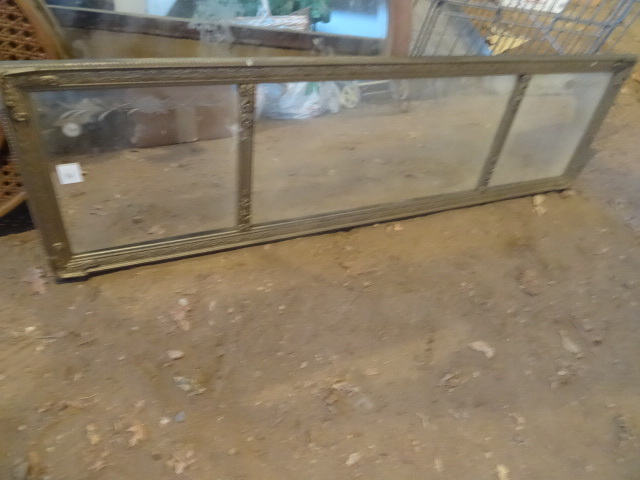 Vintage Wall hanging Mirror.  52 x 15
