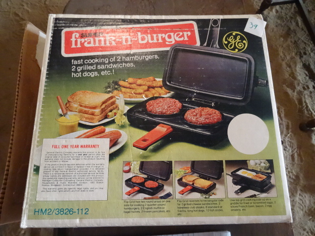 GE Super Frank N Burger Electric Grill