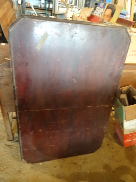 Vintage Wood Table.  Legs included.  Needs to be installed.  32 x 48
