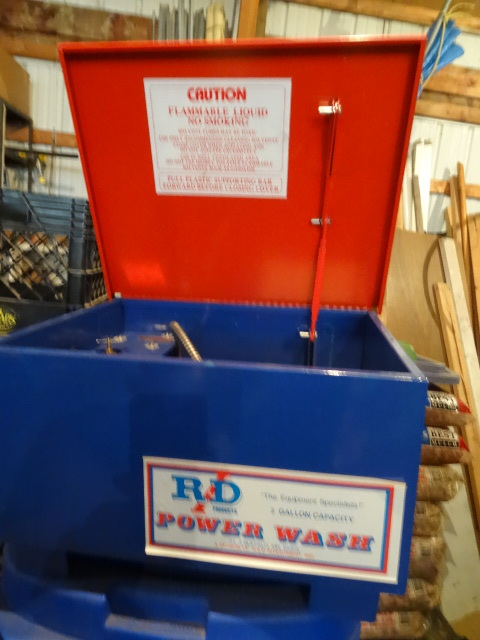 Rodd Parts Washer.  Brand New.  2 Gal. Capacity.  Air Powered