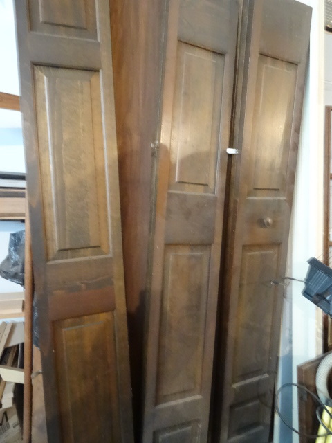 Misc. Bi-Fold Closet Doors.  6 Panel.  Qty. 4  24 x 79 Eash, 2 Hallow Core Doors.  18 x 79