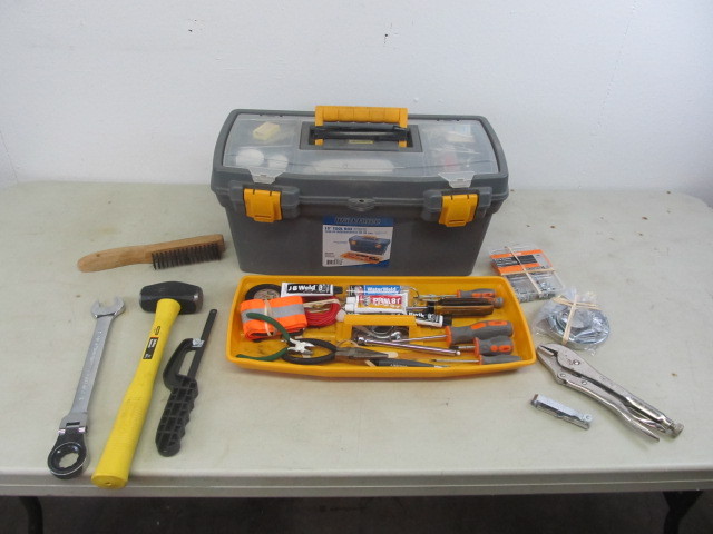 Toolbox Full of Tools Welding Supplies etc