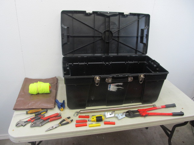 Heavy Duty Storage Tote wTools #3