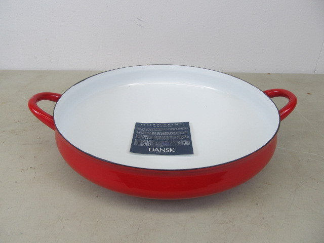 Unused DANSK Enamel Buffet Server