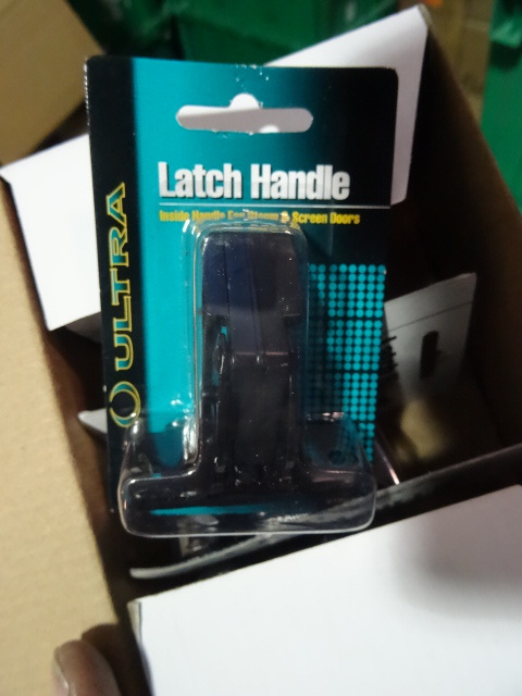 lot 231 image: NEW LOT Qty 20 Storm Door Latches Retail $180