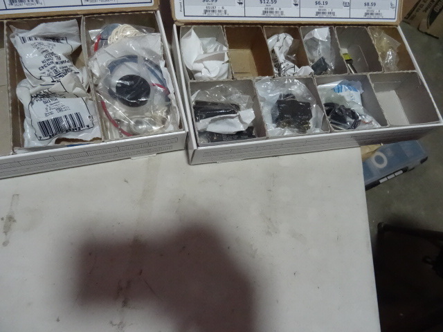 lot 244 image: NEW LARGE ASSORTMENT Toggle Switches and Pull Chain Switches. Approx 14 switches approx retail $110