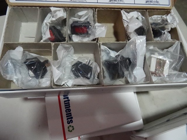 lot 248 image: NEW BOX Rocker Switches. Approx Retail $70