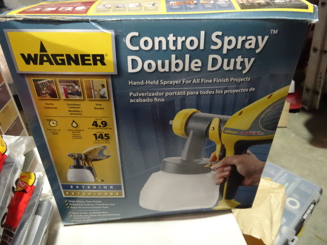 lot 261 image: Wagner Control Spray Double Duty Paint Sprayer