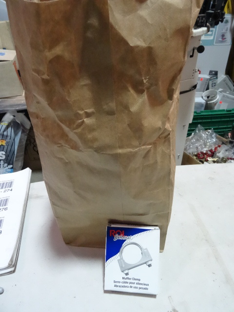 lot 274 image: NEW LOT Approx 24 Heavy Duty Muffler Clamps, 2 in. Approx $100 retail