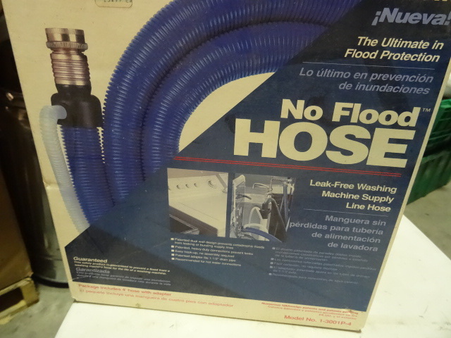 lot 313 image: NEW No Flood Leak-Free Washing Machine Supply Hose The Ultimate in Flood Protection