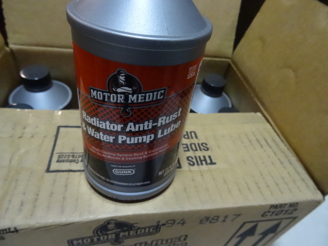 lot 315 image: NEW LOT 1 Case of Qty 12 Radiator Anti-Rust and Water Pump Lube by Motor-Medic
