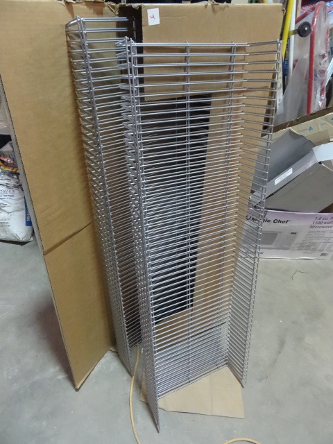 lot 4 image: NEW Qty 4 Southern Imperial Fast Rack, Wire Shelving, 18 in x 48 in with Double Lip