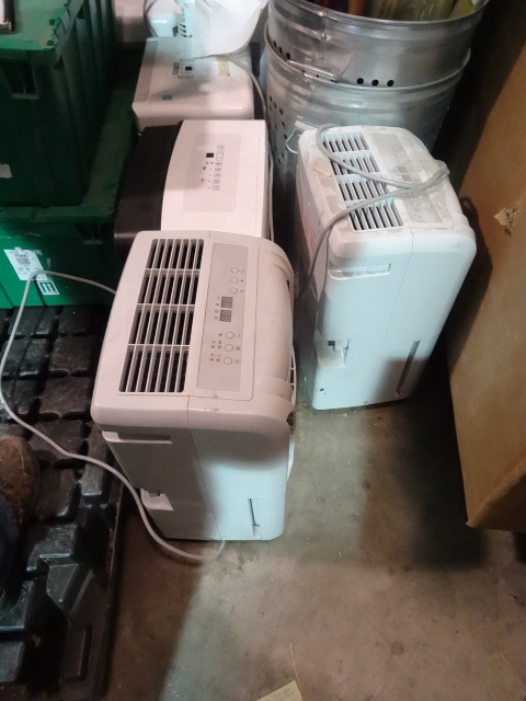 lot 13 image: NEW LARGE LOT QTY 6 DeHumidifiers. Tested to power on but no further.