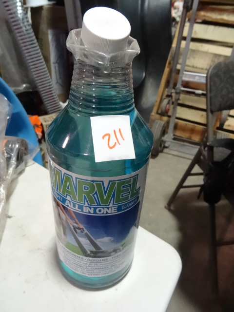 lot 211 image: NEW Bottle Marvel All In One Carpet Cleaning Solution