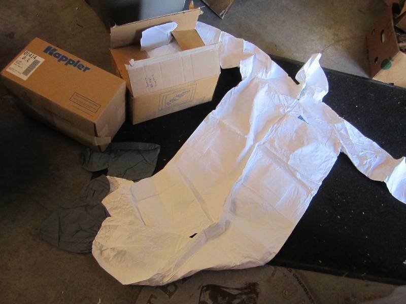 2 cases, 50 total coverall with hoo...