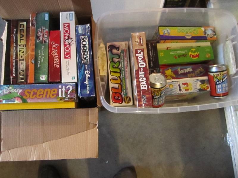 Lot of board and other games...
