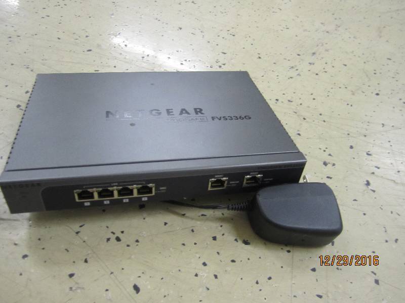 lot 13 image: Netgar prosafe FVS336G tested...