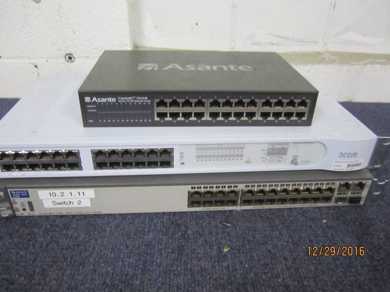 lot 44 image: Asante ,hp, 3com ...