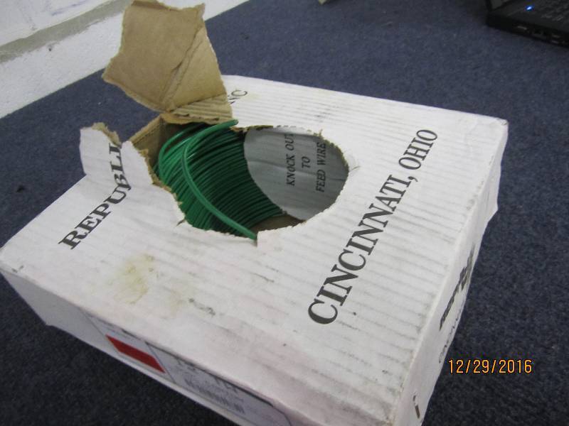 lot 46 image: Partial spool of wire...